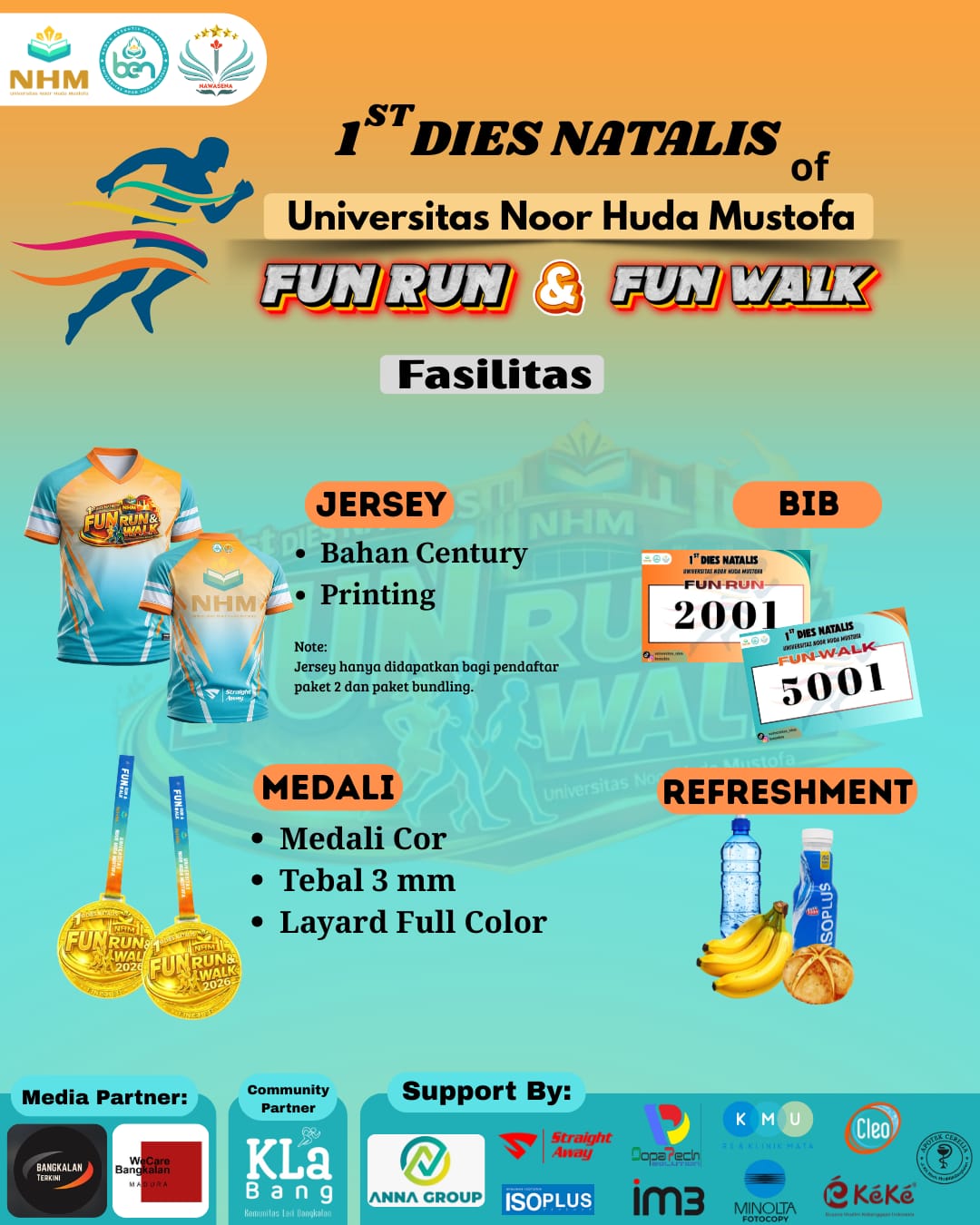 1st DIES NATALIS Universitas Noor Huda Mustofa